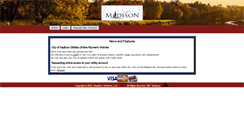 Desktop Screenshot of cityofmadisonsdutilities.com
